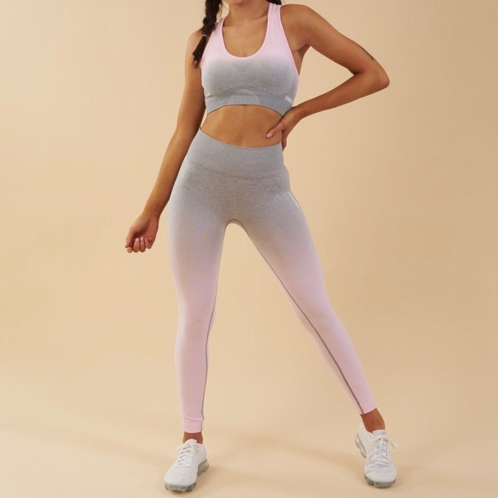 Gymshark chalk pink ombré leggings